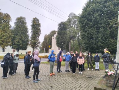 Młodzież z Sawina z wizytą w Wojsławicach